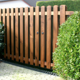 Portillon en Bois Rustique pour un Accueil Chaleureux Annemasse